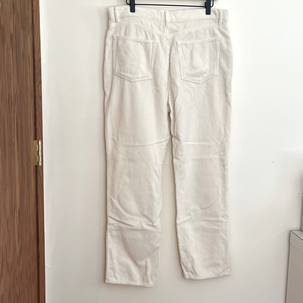 Reformation Cynthia Button Fly High Rise Straight Corduroy Pant - Picture 5 of 12